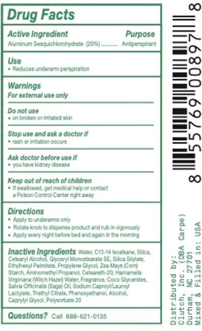 Label (Carpe Cucumber Spa Front)